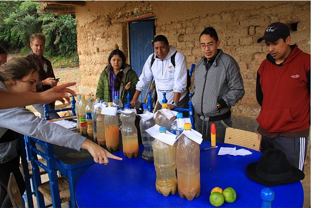 earth tests together with UMSA students